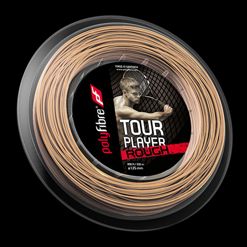 Tenisový výplet Polyfibre Tour Player Rough - role 200m Tenisový výplet Polyfibre Tour Player Rough - role 200m