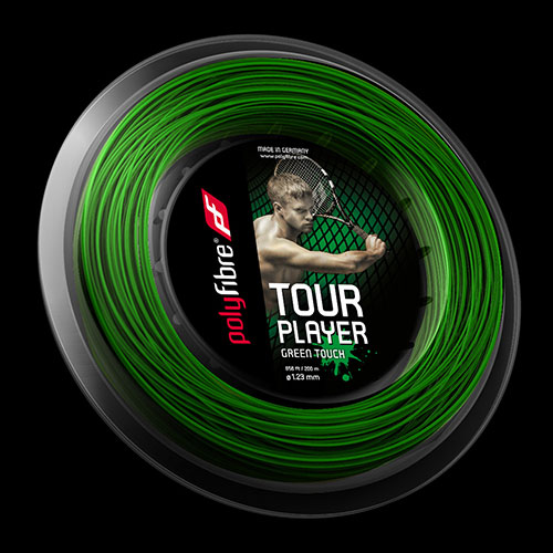 Tenisový výplet Polyfibre Tour Player Green Touch - 1.23mm, role 200m