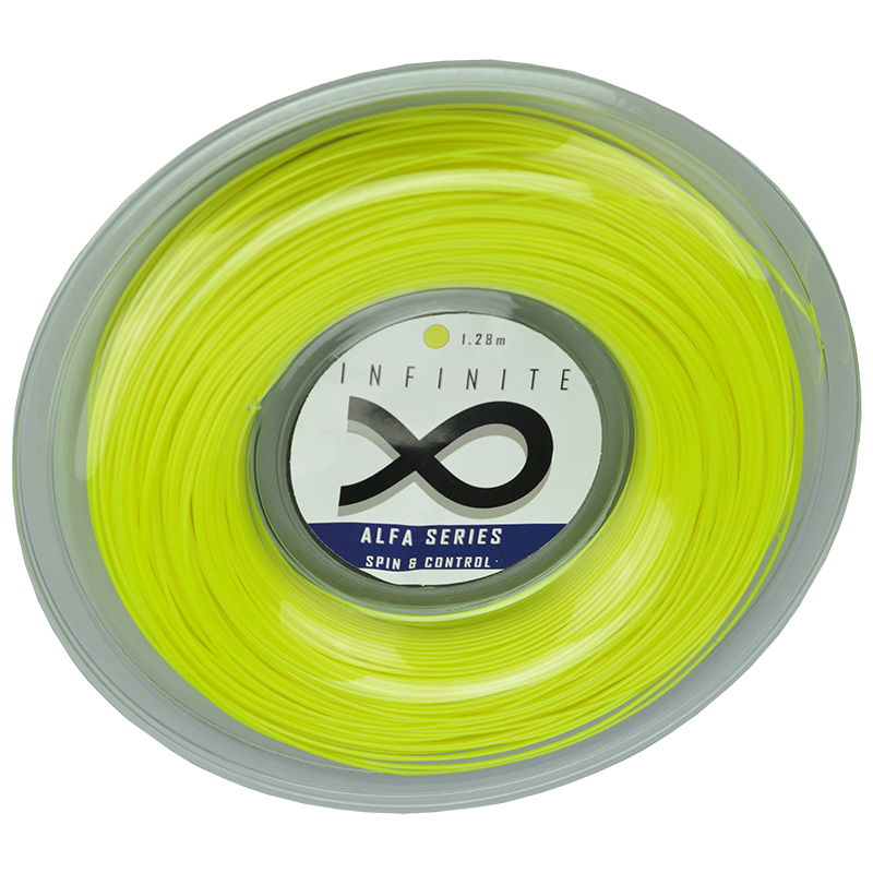 Tenisový výplet Infinite Fluo-X - 1.28mm, role 200 m / Spin & control Tenisový výplet Infinite Fluo-X - 1.28mm, role 200 m / Spin & control