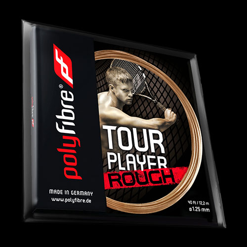 Tenisový výplet Polyfibre Tour Player Rough - 1.25mm, set 12m